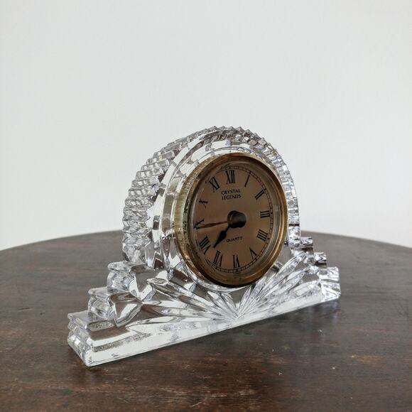 Godinger Vintage Crystal Clock - Picture 4 of 7